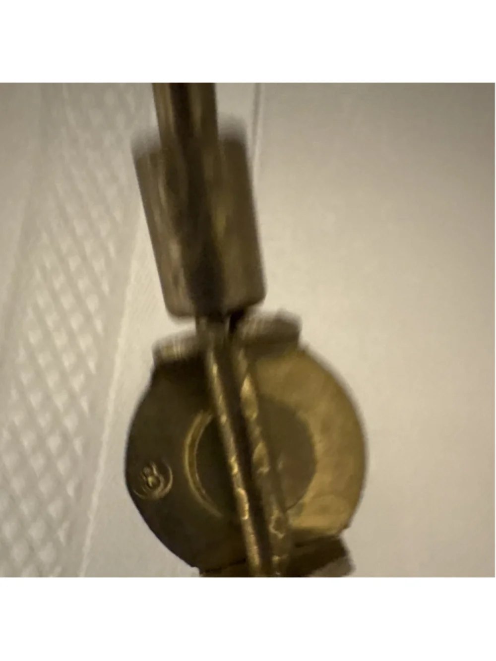 Brass Metal Lamp Harp Frame with Top Saddle Socket Holder for Lamp Shade